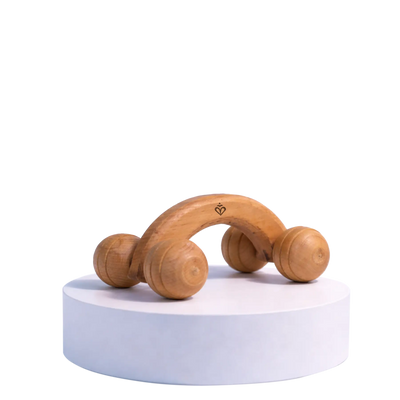 4 Wheel Wooden Massage Tool