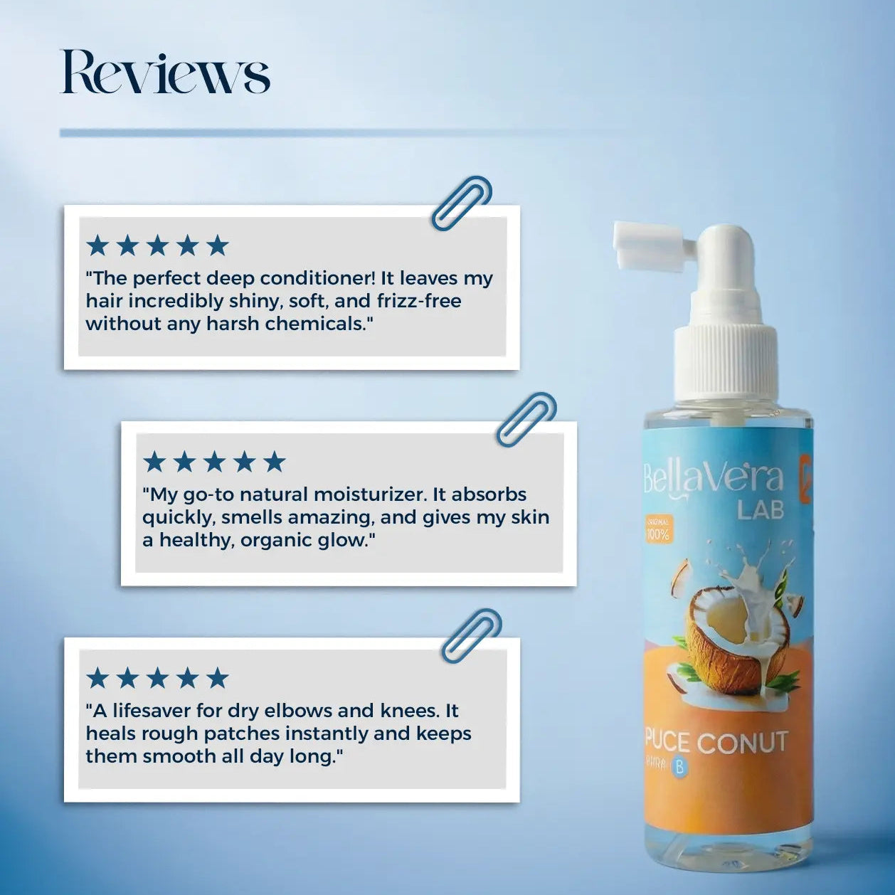Bellavera Lab-100% Pure Coconut Oil (The Ultimate Multitasker) - Reviews on Hair,Skin, and Body