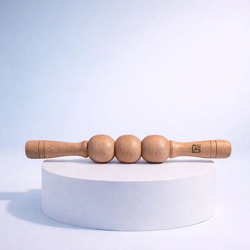 Bellavera Lab - 3 Ball Roller Wooden Massage Tool