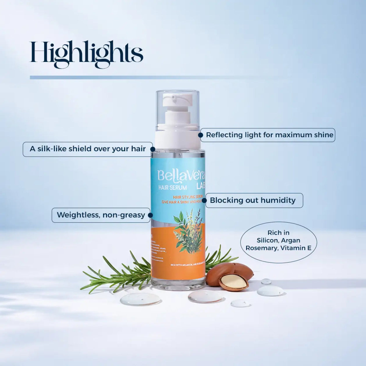  Bellavera Lab - The Glass Hair Glaze (Lightweight Serum) - Highlights