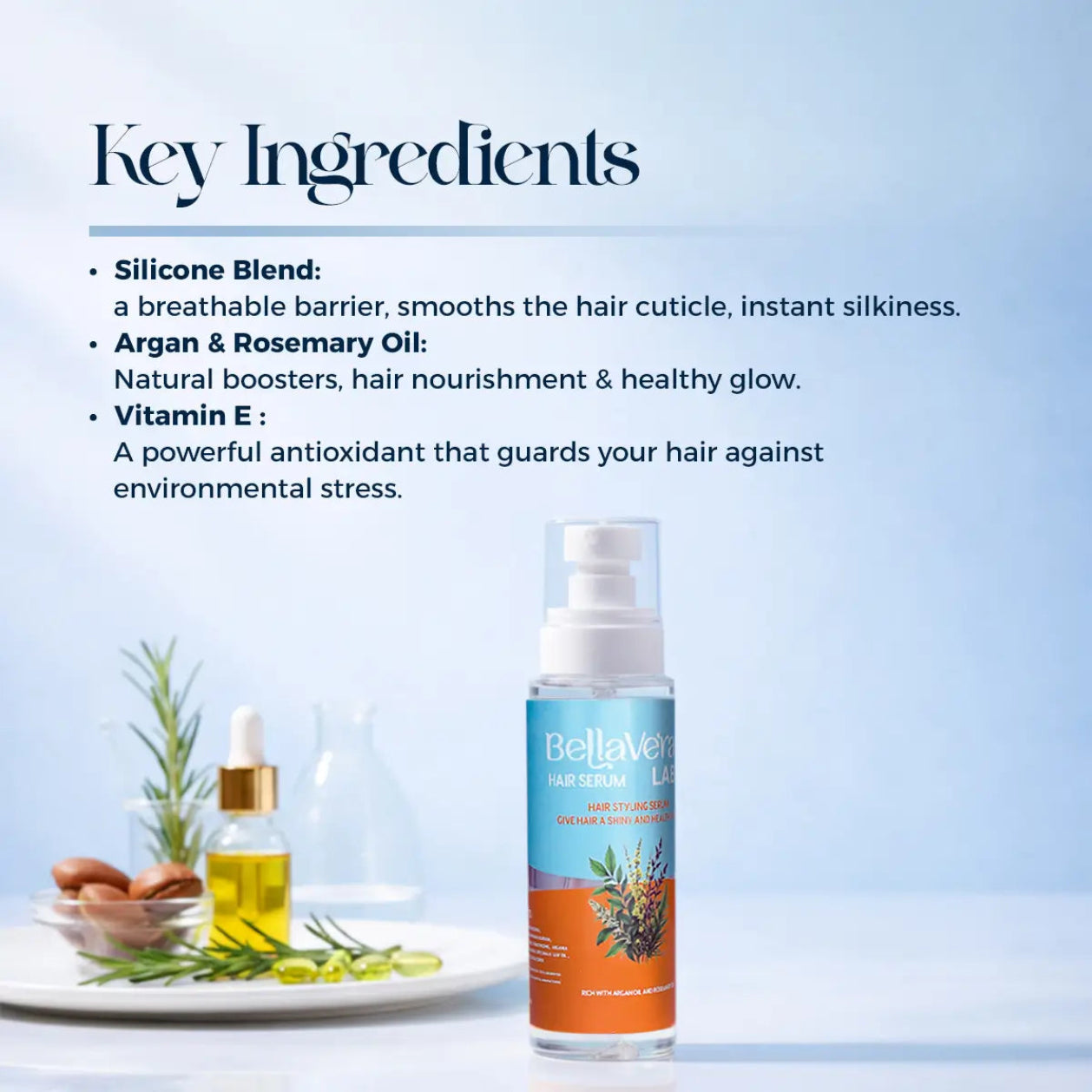  Bellavera Lab - The Glass Hair Glaze (Lightweight Serum) - Key Ingredients