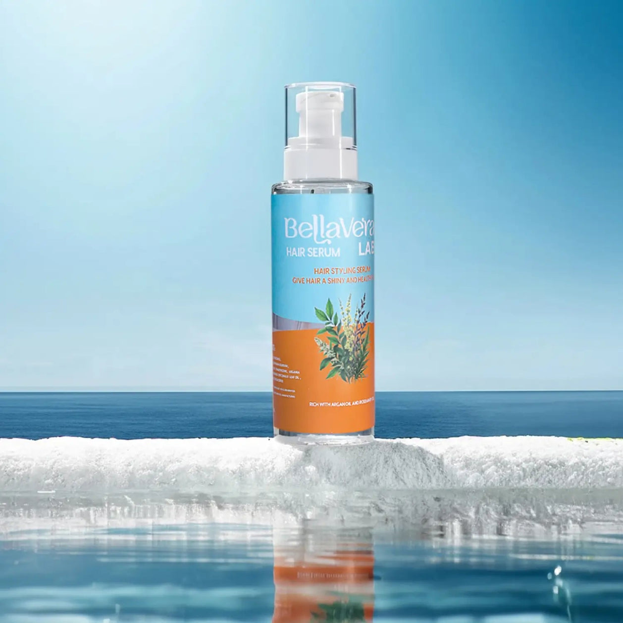  Bellavera Lab - The Glass Hair Glaze (Lightweight Serum) - Product Placed at Beach