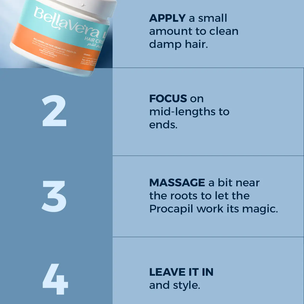 Bellavera Lab - The Growth Glow-Up (Leave-In Cream) - How to Use