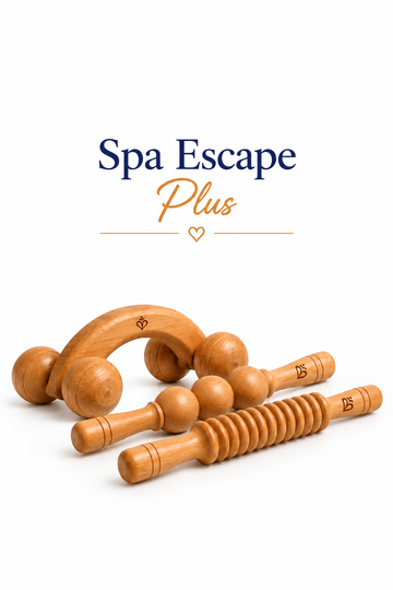 Massage Tools Bundle — Complete Wooden Roller Set